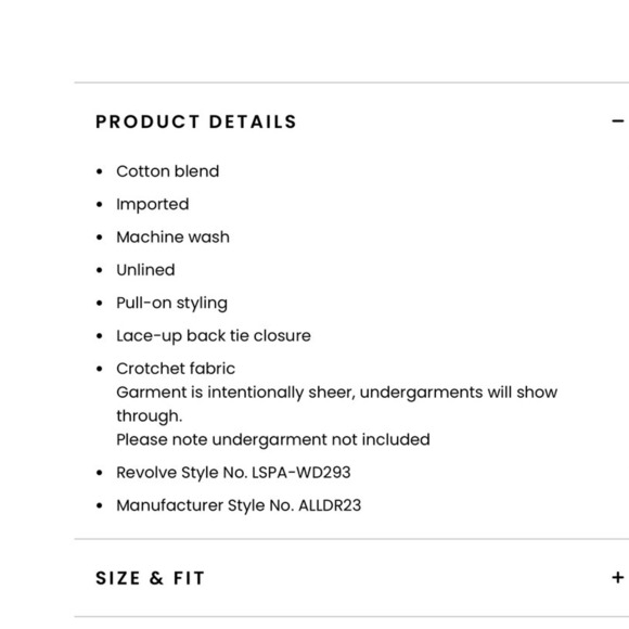 NEW L Space Allega Crochet Swimsuit Coverup Maxi Dress Holiday In The Sun M $154 - Picture 6 of 6